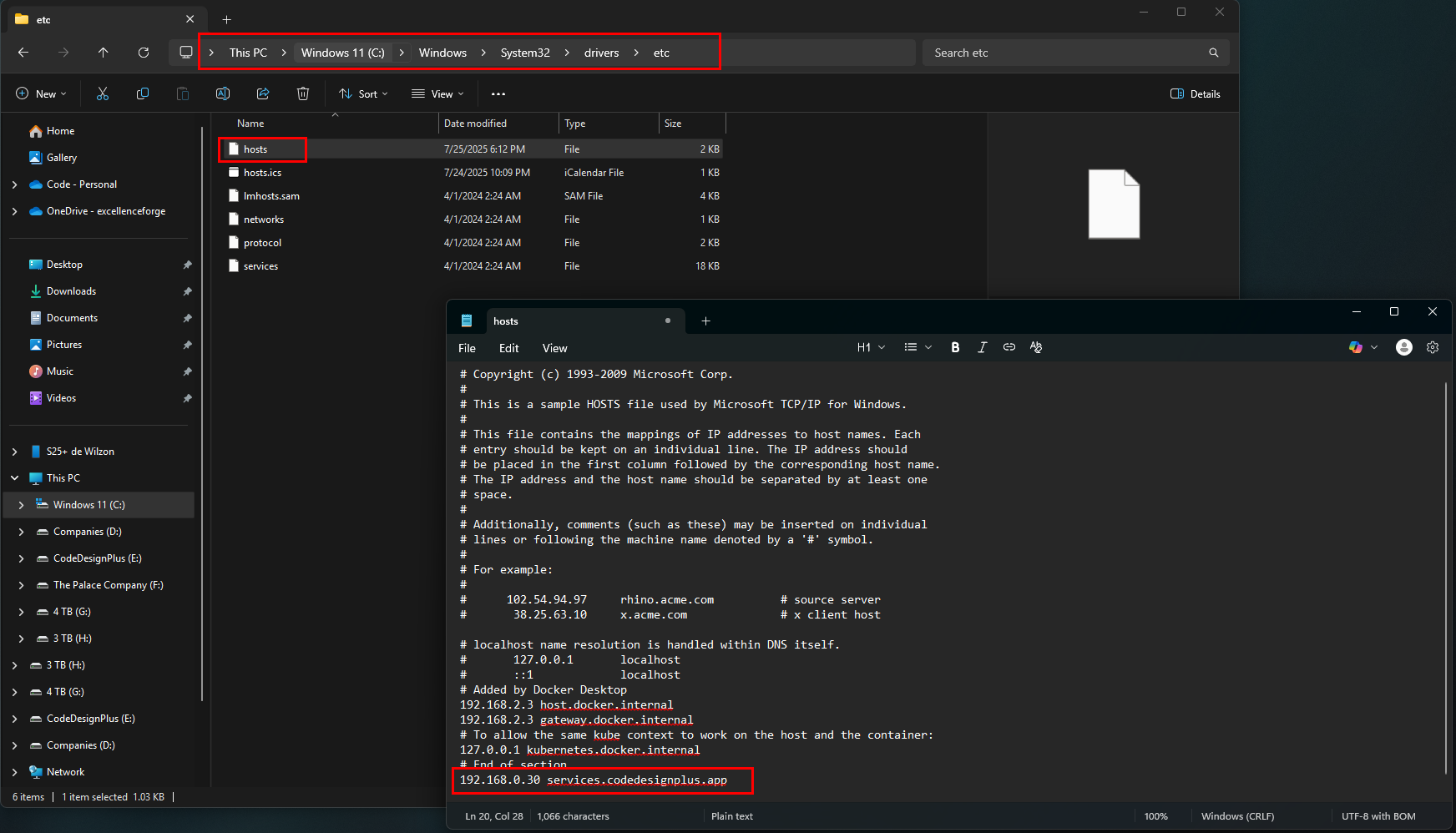 Editando el archivo hosts en Windows