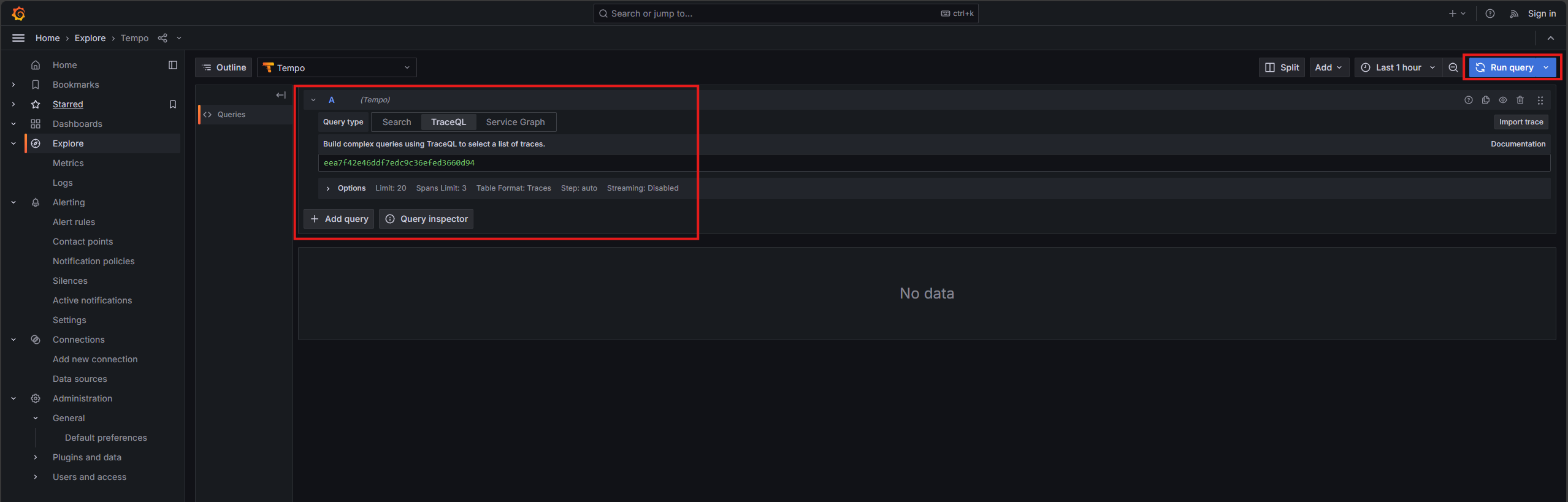 Grafana Tempo Trace Id