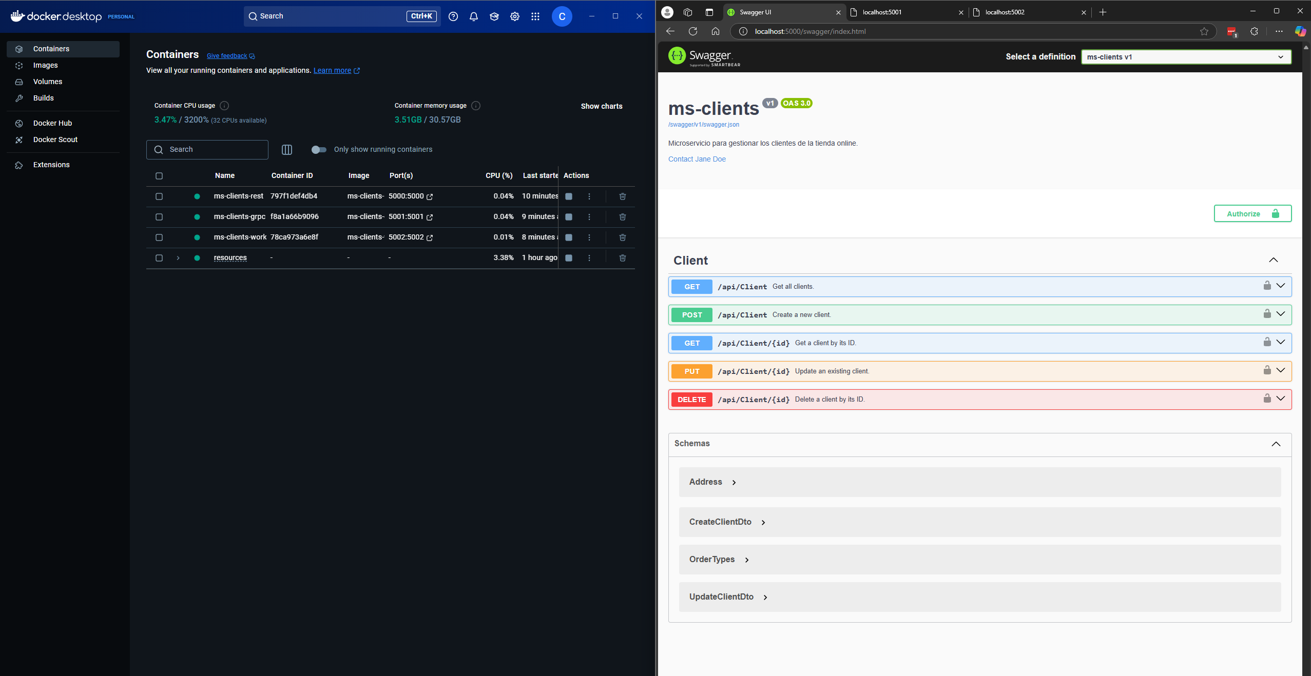 Docker ps